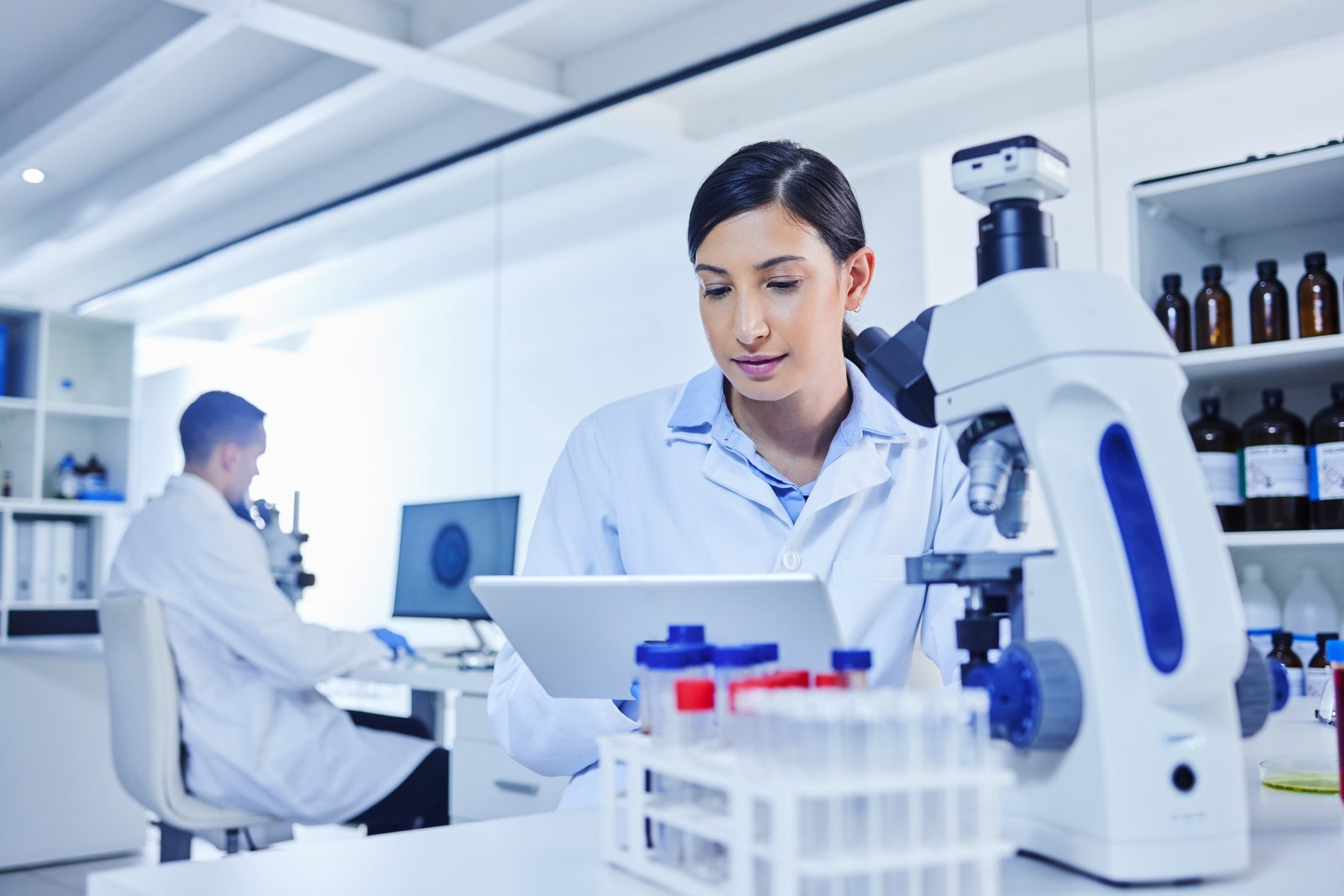 Healthcare professional supporting patient care